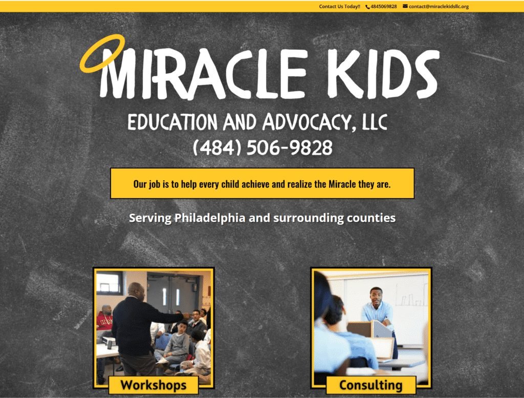 Miracle Kids LLC Website